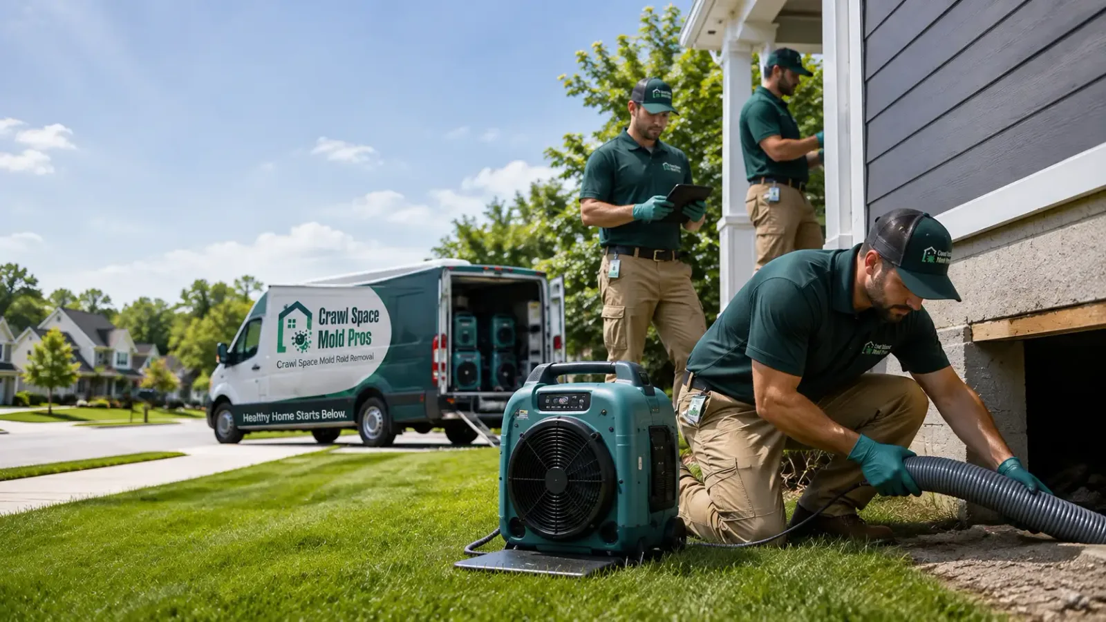 Crawl Space Mold Removal in Dos Palos, CA